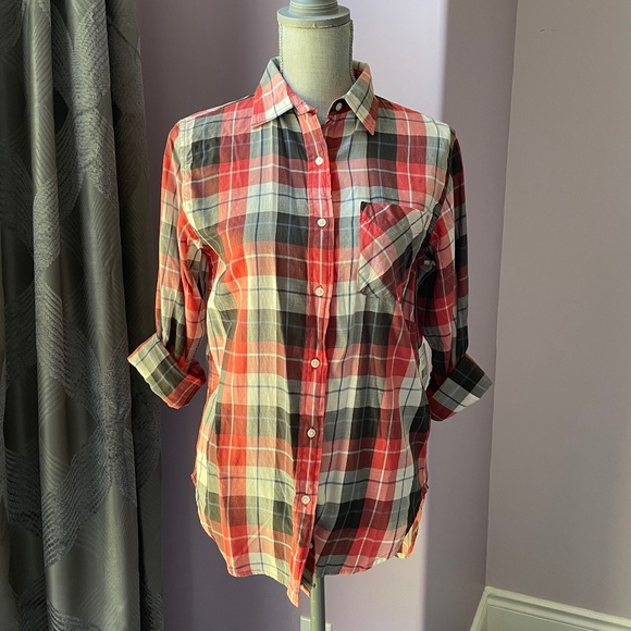 Denim & Supply by RL Boyfriend Plaid Shirt - Picture 1 of 10